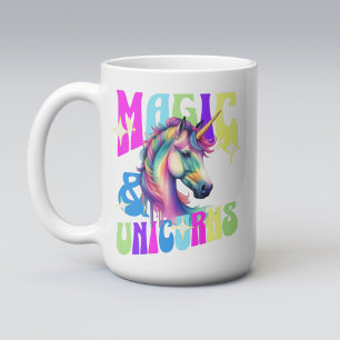 Mug Magie et licornes Couleurs arc-en-ciel