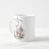 Mug Magie hivernale mignonne / Cerf (Devant gauche)