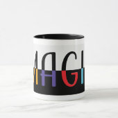 Mug Magie - Noir coloré (Centre)