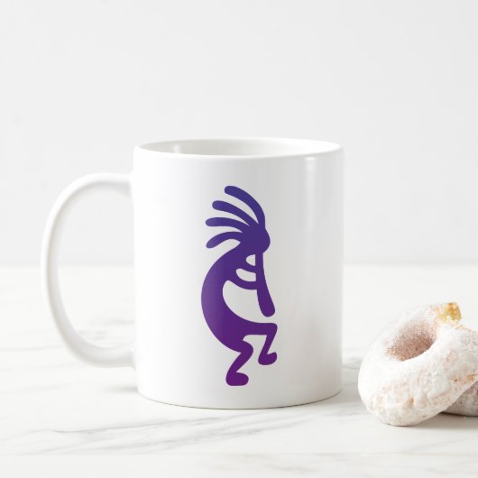 Mug Magie violette Kokopelli (Avec donut)