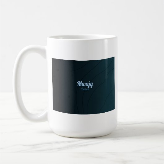 Mug Magies de plage ou café ou pro société (Gauche)