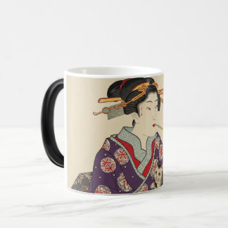Mug Magique マグカップ:Youtubeで人気急上昇中。毒舌浮世絵芸者・花と猫の玉のマグカップ