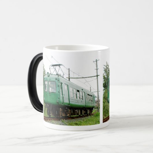MUG MAGIQUE 青ガエル、デハ5100形、日本の電車 (Devant gauche)