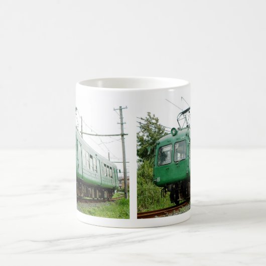 MUG MAGIQUE 青ガエル、デハ5100形、日本の電車 (Centre)