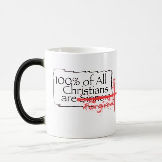 Mug Magique 100% des chrétiens (Gauche)