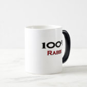 Mug Magique 100 pour cent Rabbin (Devant droit)