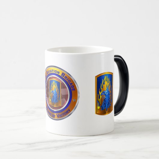 Mug Magique 12e brigade d'aviation de combat (Devant droit)
