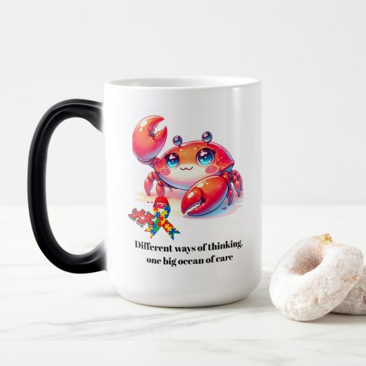 Mug Magique #1 Sensibilisation à l'autisme (Avec donut)