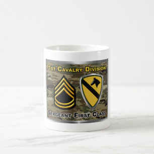 Mug Magique 1re division de cavalerie Sergent de première clas