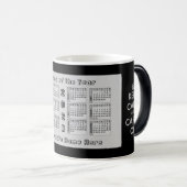 Mug Magique 2020 Personne de l'année Calendrier par Janz Grey  (Devant droit)