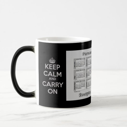 Mug Magique 2020 Personne de l'année Calendrier par Janz Grey  (Gauche)
