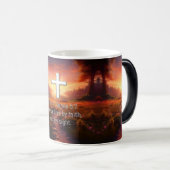 Mug Magique 2 Corinthiens 5:7 (Devant droit)