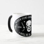 Mug Magique 2e amendement Oreiller (Devant gauche)