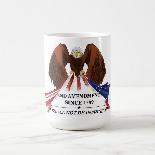 Mug Magique 2e amendement Oreiller (Centre)