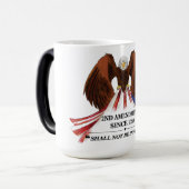 Mug Magique 2e amendement Oreiller (Devant gauche)