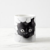 Mug Magique 3D Black cat (Centre)