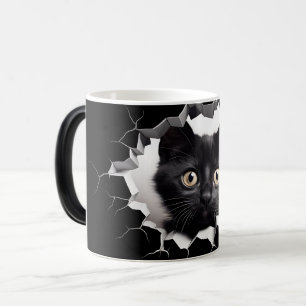 Mug Magique 3D Black cat