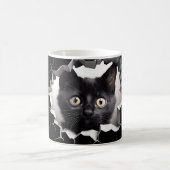 Mug Magique 3D Black cat (Centre)