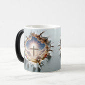 Mug Magique 3D Christian Cross (Devant gauche)