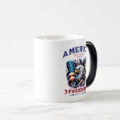 Mug Magique 4 juillet American Eagle Sublimation-61901 (Devant droit)