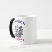 Mug Magique 4 juillet American Eagle Sublimation-61901 (Devant gauche)