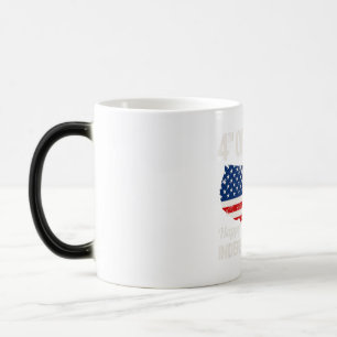 Mug Magique 4 juillet Fête de l'Indépendance T Chemise