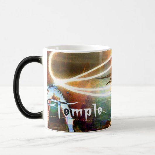 Mug Magique 5ème Noir du feu Mug2 de dimension/Morphing (Gauche)