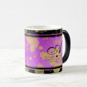 Mug Magique 6e 33e 47e 48e anniversaire du Mariage Améthyste (Devant droit)