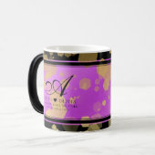 Mug Magique 6e 33e 47e 48e anniversaire du Mariage Améthyste (Devant gauche)