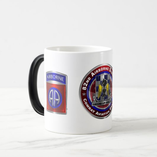 Mug Magique 82e Brigade d'aviation de combat de la division aé (Devant gauche)