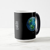Mug Magique A painting of the earth in a space (Devant droit)