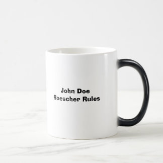 Mug Magique AAStamp1, règles de Roescher de daine de John