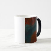 Mug Magique Abstrait 1 : rouges et bleus (Devant droit)