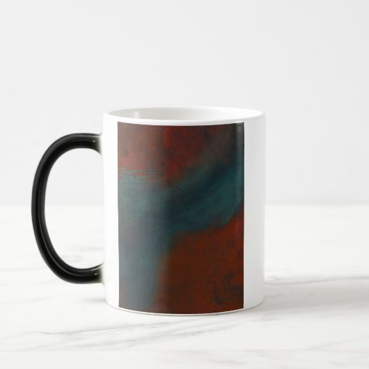 Mug Magique Abstrait 1 : rouges et bleus (Gauche)