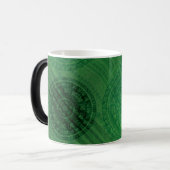 Mug Magique Acceptation | Médaillons de méditation verte (Devant gauche)