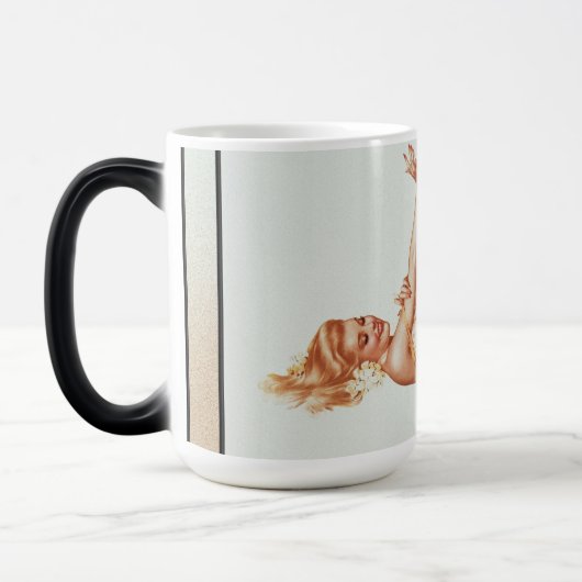 Mug Magique Admiration Pin-up Girl Art par Alberto Vargas (Gauche)