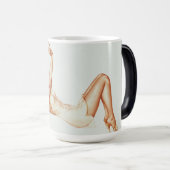 Mug Magique Admiration Pin-up Girl Art par Alberto Vargas (Devant droit)