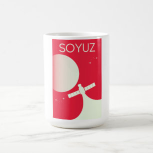 Mug Magique Affiche d'art spatial Soyouz