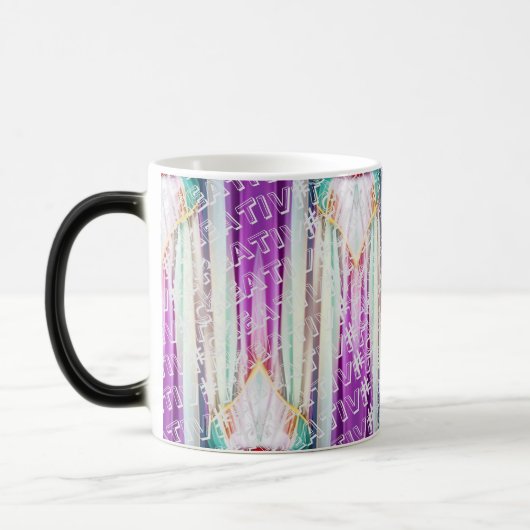 Mug Magique #Affirmation de texte répétitive Créativité (Modif (Gauche)
