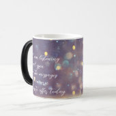 Mug Magique Affirmation Positive Vert/Or (Devant gauche)