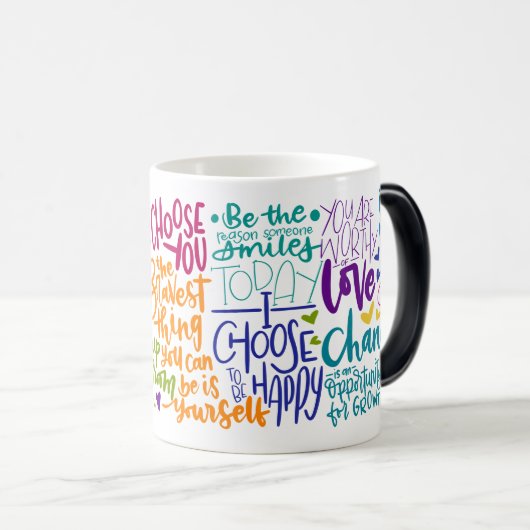 Mug Magique Affirmation quotidienne (Devant droit)