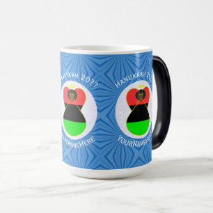 Mug Magique African Diaspora Ange du Hanukkah Drapeau Personna