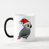 Mug Magique African Grey Père Noël (Gauche)