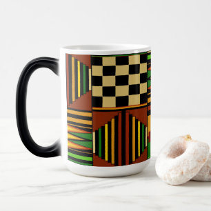 Mug Magique African Royal Kente Cloth Design