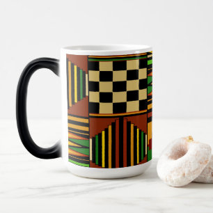 Mug Magique African Royal Kente Cloth Design
