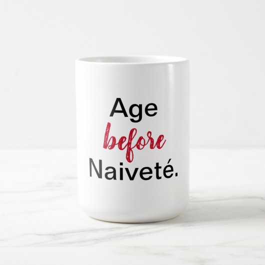 Mug Magique Âge avant naïveté (Centre)