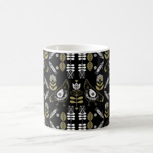 Mug Magique Agritourisme Hen Folk Art Imprimer