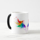 Mug Magique Ailes fluffy arc-en-ciel (Devant gauche)