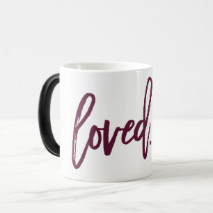 Mug Magique Aimé. Typographie de script tendance moderne de Bo