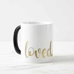 Mug Magique Aimé. Typographie de script tendance moderne Type